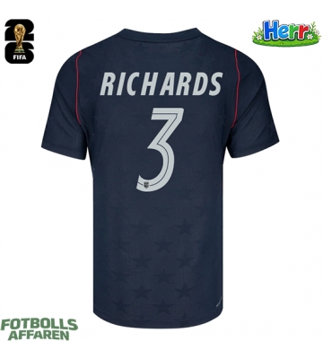 Förenta stater Chris Richards #3 Bortatröja VM 2026 Kortärmad